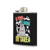 Flasques Chien Espagnol A Mangé Mon Devoir - Perro Tarea (Gauche)