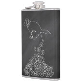 Flasques chien faisant des chiens (Gauche)