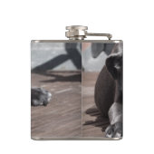 Flasques Chien noir (Dos)