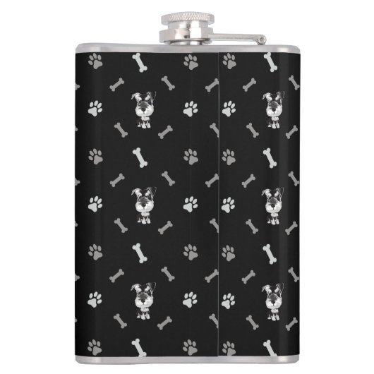 Flasques Chien Schnauzer (Dos)