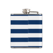 Flasques Chiens adorables en amour sur Striped-Personnalisé (Dos)