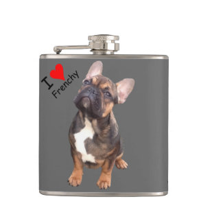 Flasques Chiens Bouledogues Français coeur Bouledogue Franç