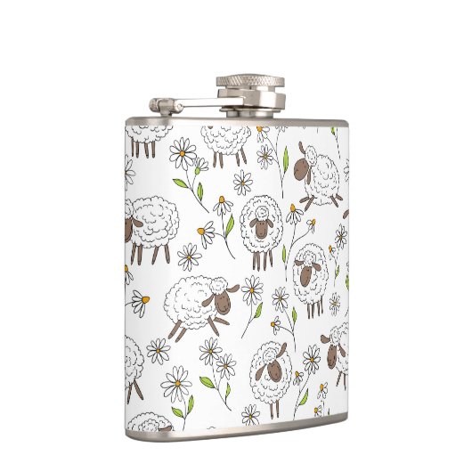 Flasques Chiens de comptage sur blanc (Droite)