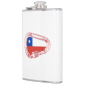 Flasques Chili Drapeau Escalade carabiner (Gauche)