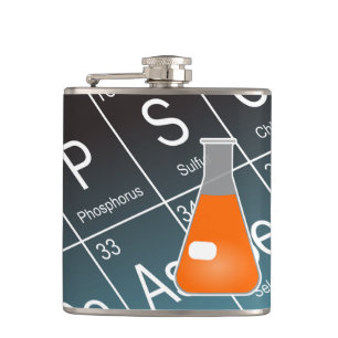 Flasques Chimie des flacons d'Erlenmeyer orange (conique)