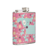 Flasques Chiots, étoiles et fleurs (Droite)