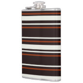 Flasques Chocolat foncé rayures Brown (Gauche)