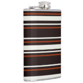 Flasques Chocolat foncé rayures Brown (Droite)