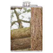 Flasques Chouette à cornes dans le Douglas Fir (Dos)