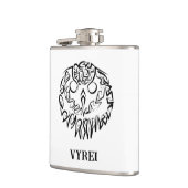 Flasques Chouette tribale noire et blanche (Gauche)