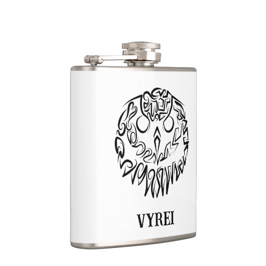 Flasques Chouette tribale noire et blanche (Droite)