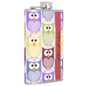 Flasques Chouettes mignonnes, Chouette Motif, Chouettes col (Droite)