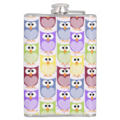 Flasques Chouettes mignonnes, Chouette Motif, Chouettes pou (Dos)