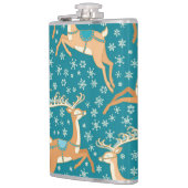 Flasques Christmas Reindeer : Vintage Motif sans couture. (Gauche)