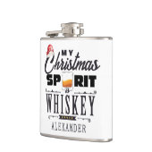Flasques Christmas Spirit Is Whiskey Bourbon Xmas Gift (Gauche)