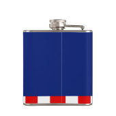 Flasques Chrome Comme Silver Star Festive Couleurs patrioti (Dos)