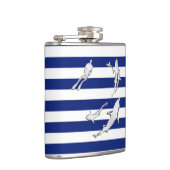 Flasques Chrome Plongeur dans les requins sur les rayures d (Droite)