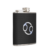 Flasques Chrome Style Cancer Symbole Zodiaque (Droite)