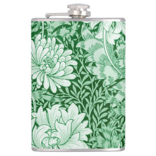 Flasques Chrysanthemum Green, William Morris
