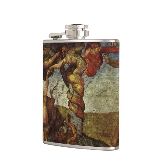 Flasques Chute et Expulsion de Michel-Ange, Jardin d'Eden (Gauche)