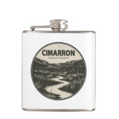 Flasques Cimarron National Grassland Kansas Stream (Devant)