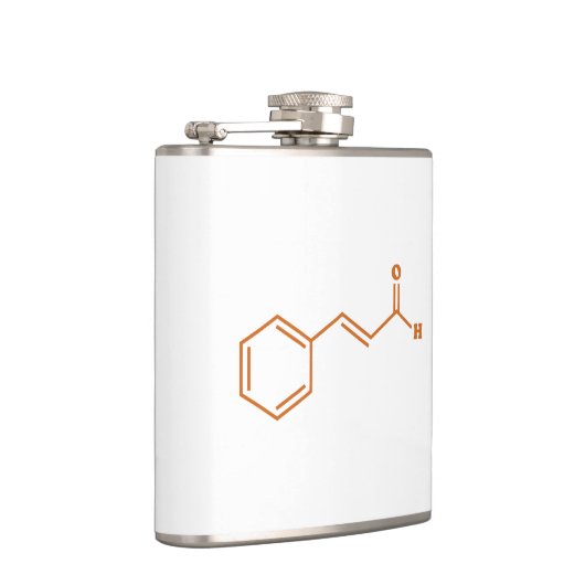 Flasques Cinnamon Cinnamaldéhyde Formule chimique moléculai (Droite)