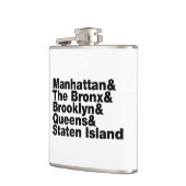 Flasques Cinq Boroughs ~ New York (Gauche)