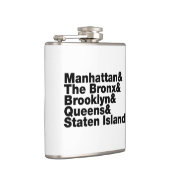 Flasques Cinq Boroughs ~ New York (Droite)