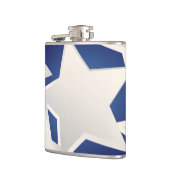 Flasques Cinq étoiles blanches (Gauche)