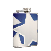 Flasques Cinq étoiles blanches (Droite)