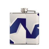 Flasques Cinq étoiles blanches (Dos)