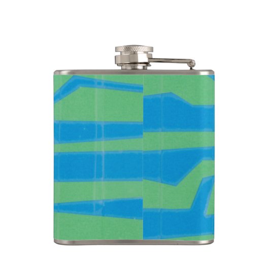 Flasques Circuit V moderne (Dos)