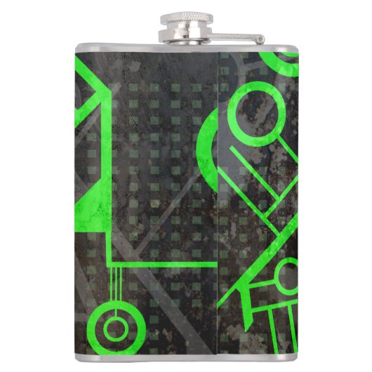 Flasques Circuit vert (Dos)