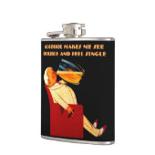 Flasques Citation amusante, voir double, se sentir simple (Gauche)