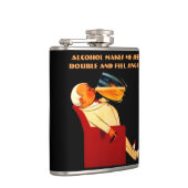 Flasques Citation amusante, voir double, se sentir simple (Droite)