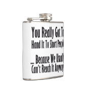 Flasques Citation courte de personnes (Droite)