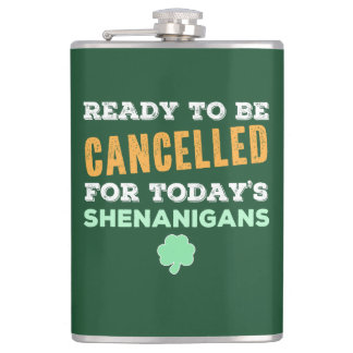 Flasques Citation d'annulation de Shenanigans de boisson ir