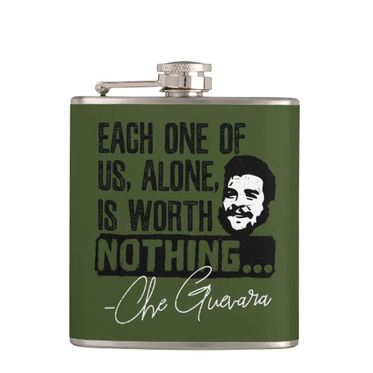 Flasques Citation De Che Guevara - Chacune Ne Vaut Rien (Devant)