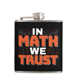 Flasques Citation de professeur de mathématiques - En Math