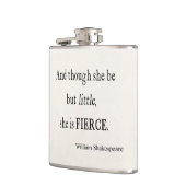 Flasques Citation de Shakespeare elle soit de petites mais (Gauche)