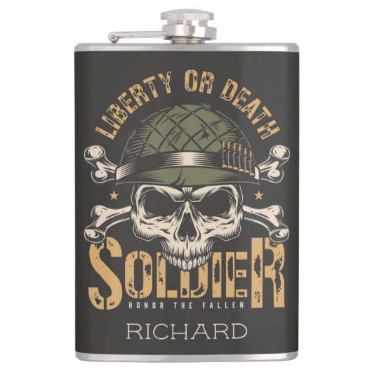 Flasques Citation de soldat (Devant)