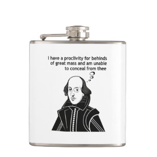 Flasques Citation drôle de Shakespeare