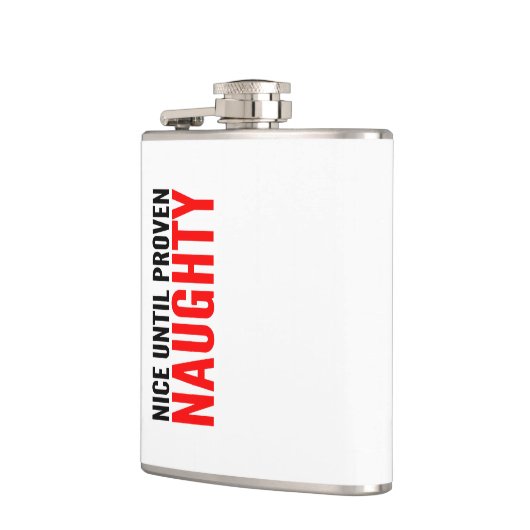 Flasques Citation Humour De Noël Nice Jusqu'À Proven Naught (Gauche)