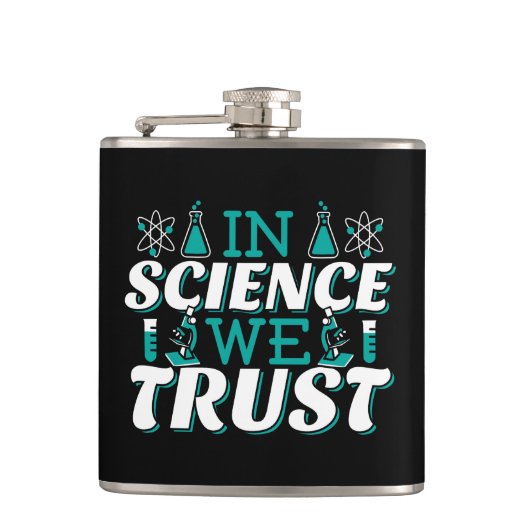Flasques Citation 'Nous croyons en la Science' - Enseignant (Devant)