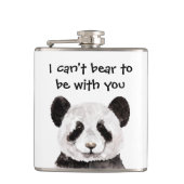 Flasques Citation Romantique Moderne Avec Panda Noir Et Bla (Devant)