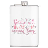 Flasques Citations Pour Filles (Devant)