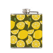 Flasques Citron Jaune Moderne Amusant mignon (Dos)