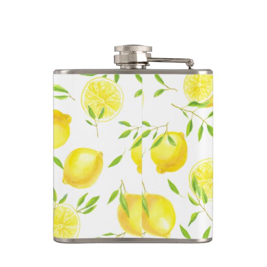 Flasques Citrons et feuilles (Dos)