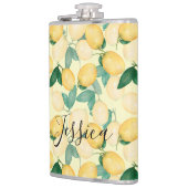 Flasques Citrons et verdure vinyle enveloppé (Gauche)