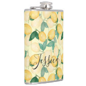 Flasques Citrons et verdure vinyle enveloppé (Droite)